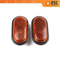 2 Pcs Side Indicator Lamp Amber 7700847333 for Renault Opel Nissan