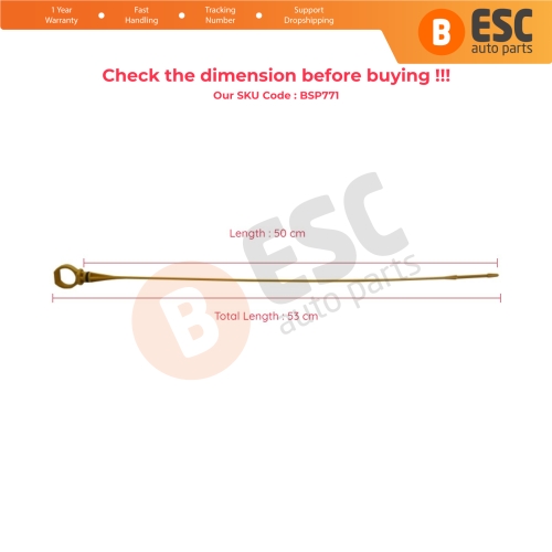 Engine Oil Level Dipstick Indicator 2S6Q6750AD for Ford Fiesta 5 Fusion 1.4 TDCI