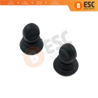 2 Pieces Manual Side Wing Mirror Adjuster Knob Cover 98AB17B718AB for Ford Focus MK1