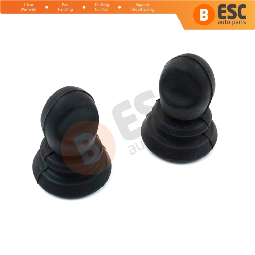 2 Pieces Manual Side Wing Mirror Adjuster Knob Cover 98AB17B718AB for Ford Focus MK1