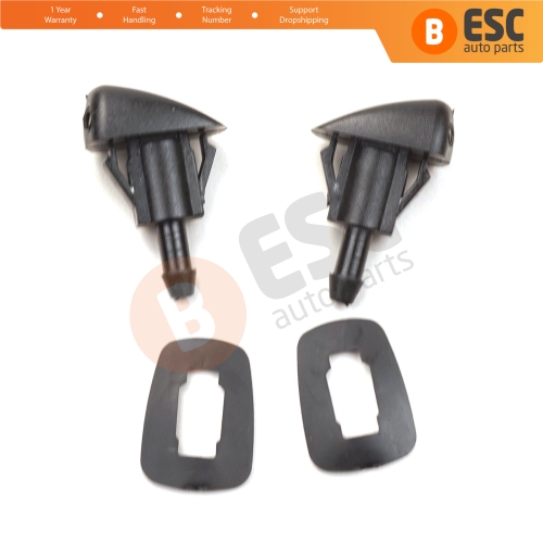 2 Pcs Windscreen Water Washer Nozzle Spray Jets 98630 YY000 for Hyundai Kia