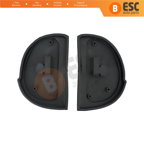 Exterior Mirror Rubber Seals L+R Pads LHD For Mercedes Benz E Class W210 Facelift 2000-2003