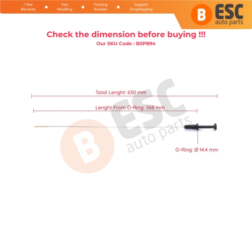 Engine Oil Dipstick Measurer 117488 for Peugeot Citroen 1.6 L 16V