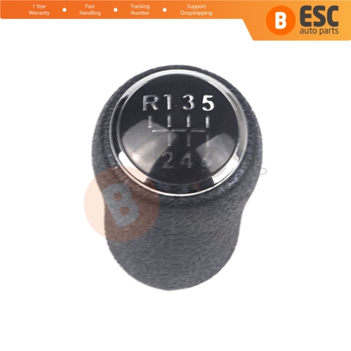 6 Speed Gear Shift Stick Knob Black 7H0711113 for VW T5 Caravelle 2003-2015