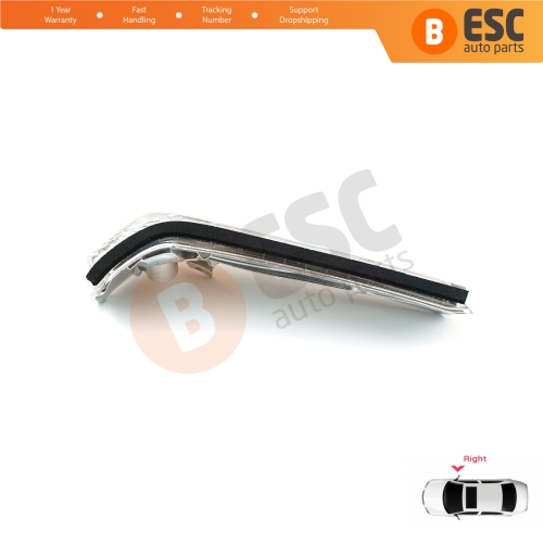 Side Door Wing Mirror Indicator Lamp White Lens Right 71765377 for Fiat Doblo 2 Opel Combo D