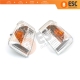 2 Pcs Side Door Wing Mirror Indicator Lamp ORANGE Lens R+L 71748253 71748252 for Fiat Peugeot Citroen MK3