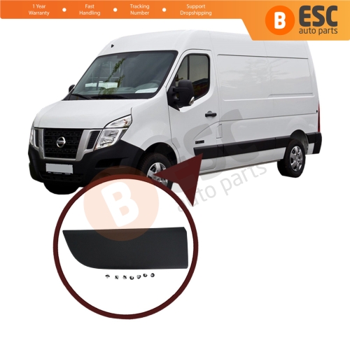 Front Door Side Panel Moulding Strip Left 808210166R for Renault Master MK3 Movano B NV400