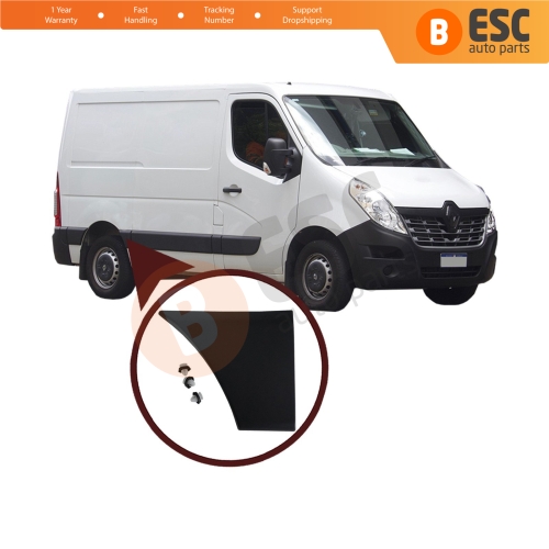 Side Door Moulding Rub Strip Rear Right 768F30004R for Renault Master MK3 NV400 Movano