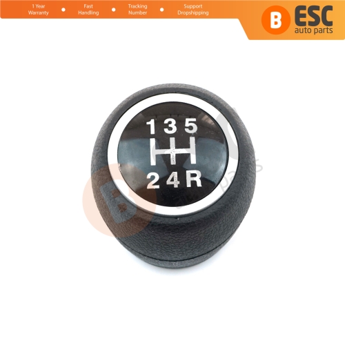 Manual Gear 5 Speed Shift Stick Knob Styling Head 55348538 for Fiat Linea Punto Evo