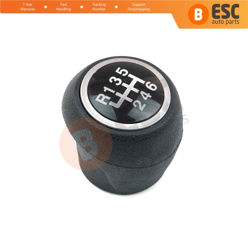 Manual Gear 6 Speed Shift Stick Knob Styling Head 55348538 for Fiat Linea 1.6 Multijet