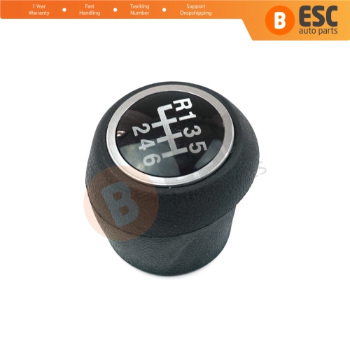 Manual Gear 6 Speed Shift Stick Knob Styling Head 55348538 for Fiat Linea 1.6 Multijet