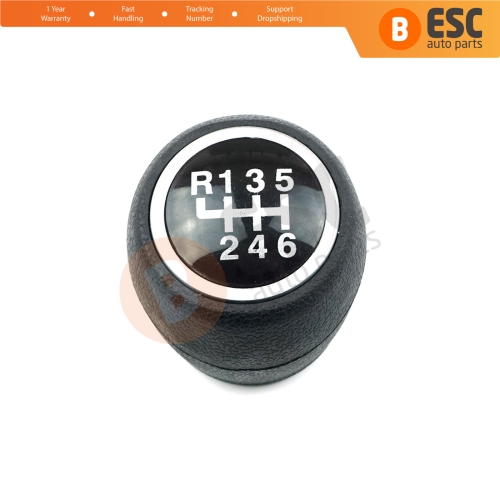 Manual Gear 6 Speed Shift Stick Knob Styling Head 55348538 for Fiat Linea 1.6 Multijet