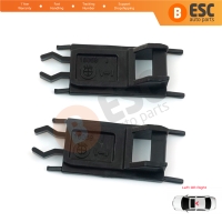 2 Pieces Sunroof Slider Rail Clips 54137134516 for BMW 3 5 X5 E36 E39 E53 E46