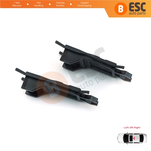 2 Pieces Sunroof Slider Rail Clips 54137134516 for BMW 3 5 X5 E36 E39 E53 E46