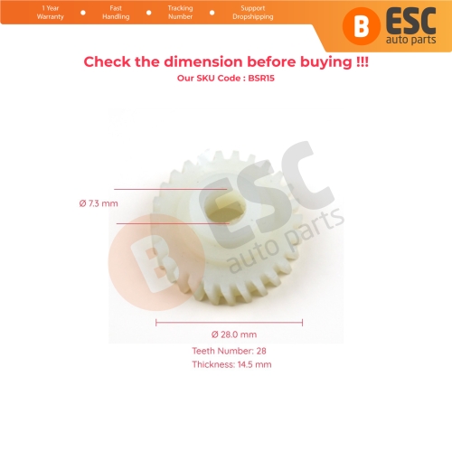 Sunroof Motor Repair Gear for Land Rover NO1