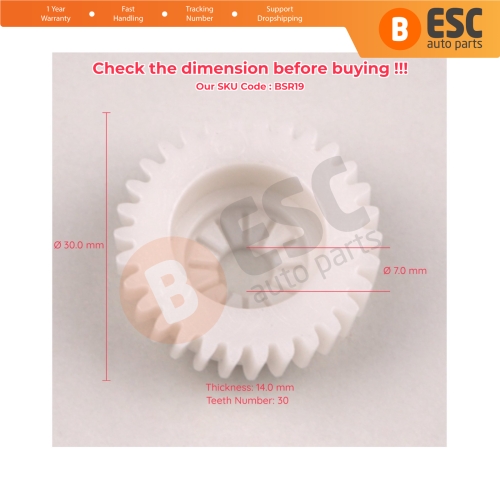 Sunroof Drive Motor Gear Cog for Citroen C3 MK1 Toyota Avensis MK1