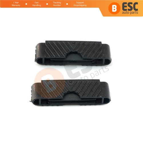 2 Pieces Sunroof Repair Bracket with Inner Rubber Part for Peugeot 206 307 406 407