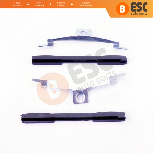 2 Sets Sunroof Shade Guide Rail Clips Roof Slider Brackets 4B0877165 4B0 877 165 for VW Audi