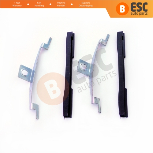 2 Sets Sunroof Shade Guide Rail Clips Roof Slider Brackets 4B0877165 4B0 877 165 for VW Audi