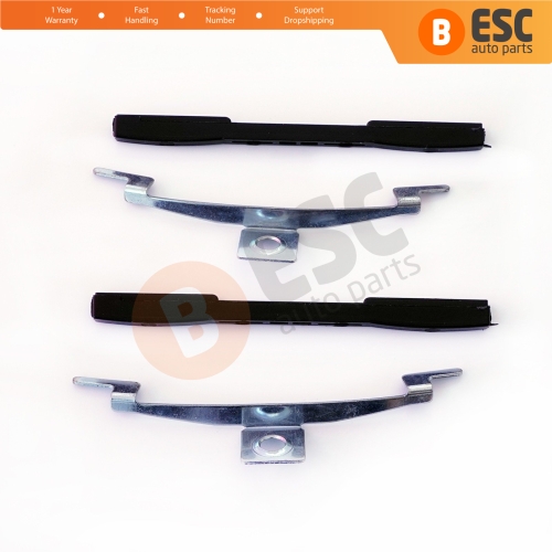 2 Sets Sunroof Shade Guide Rail Clips Roof Slider Brackets 4B0877165 4B0 877 165 for VW Audi