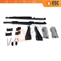 Panoramic Roof Sunroof Runner Slider Repair 16 Pcs Set 54138408062 for BMW 5 E39 X3 E83 X5 E53 E70