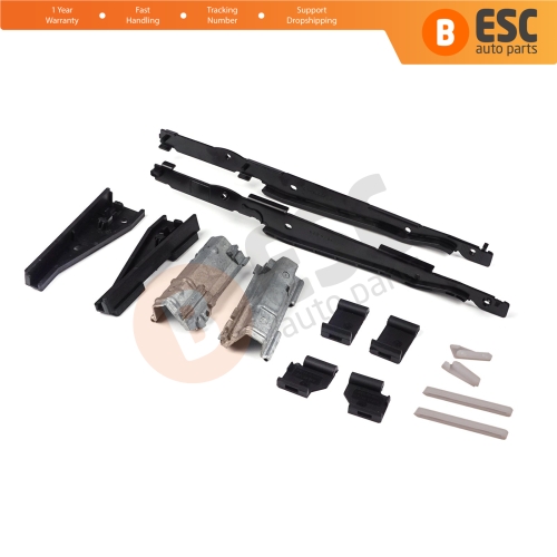 Panoramic Roof Sunroof Runner Slider Repair 14 Pcs Set 54138408062 for BMW 5 E39 X3 E83 X5 E53 E70