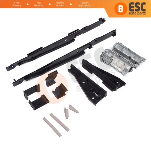 Panoramic Roof Sunroof Runner Slider Repair 14 Pcs Set 54138408062 for BMW 5 E39 X3 E83 X5 E53 E70