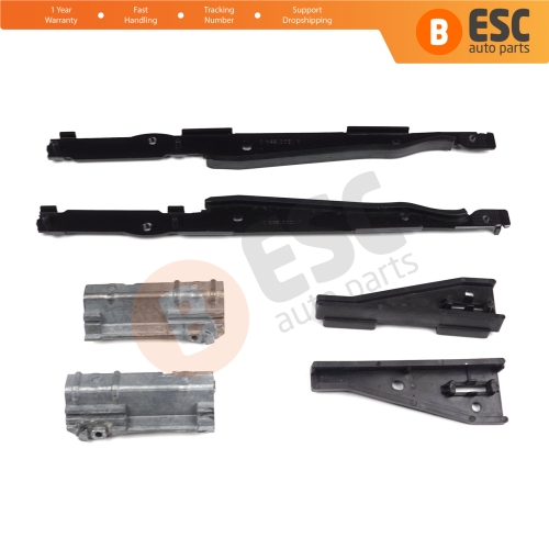 Panoramic Roof Sunroof Runner Slider Guide Repair Set 54138408062 for BMW 5 E39 X3 E83 X5 E53 E70