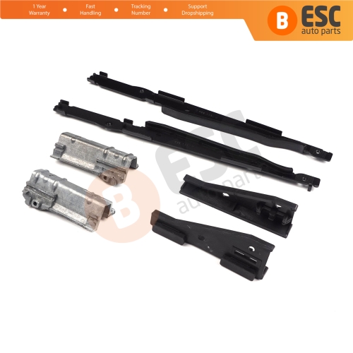 Panoramic Roof Sunroof Runner Slider Guide Repair Set 54138408062 for BMW 5 E39 X3 E83 X5 E53 E70