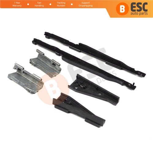 Panoramic Roof Sunroof Runner Slider Guide Repair Set 54138408062 for BMW 5 E39 X3 E83 X5 E53 E70