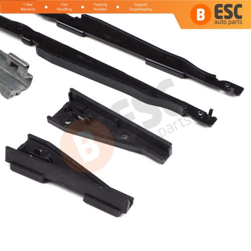 Panoramic Roof Sunroof Runner Slider Guide Repair Set 54138408062 for BMW 5 E39 X3 E83 X5 E53 E70