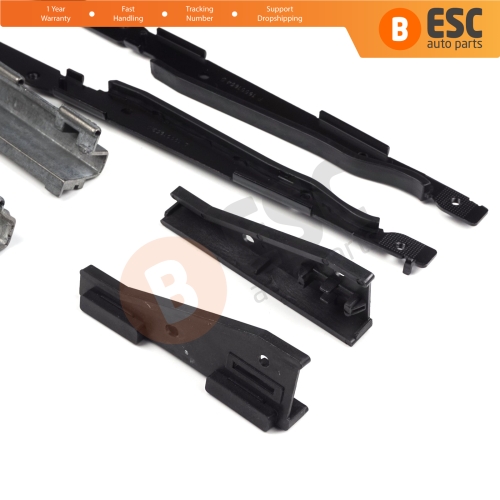 Panoramic Roof Sunroof Runner Slider Guide Repair Set 54138408062 for BMW 5 E39 X3 E83 X5 E53 E70