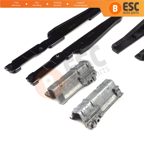 Panoramic Roof Sunroof Runner Slider Guide Repair Set 54138408062 for BMW 5 E39 X3 E83 X5 E53 E70