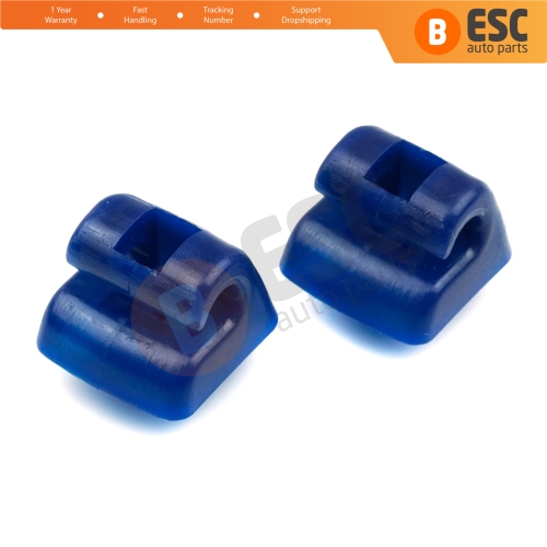 2 Pieces Sunvisor Sunshade Retainer for Mercedes E Class W123 W124 W126 W140 W201 Blue Color