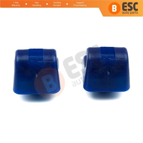 2 Pieces Sunvisor Sunshade Retainer for Mercedes E Class W123 W124 W126 W140 W201 Blue Color