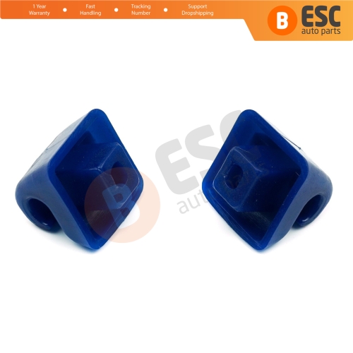 2 Pieces Sunvisor Sunshade Retainer for Mercedes E Class W123 W124 W126 W140 W201 Blue Color