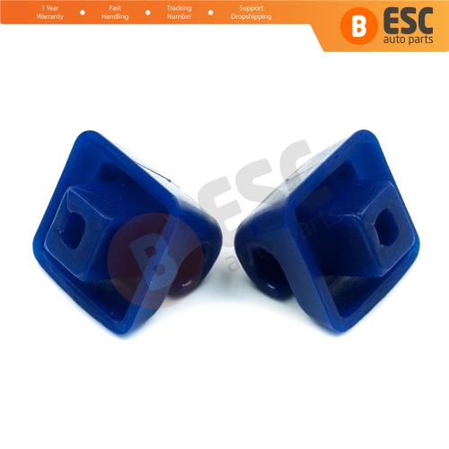 2 Pieces Sunvisor Sunshade Retainer for Mercedes E Class W123 W124 W126 W140 W201 Blue Color