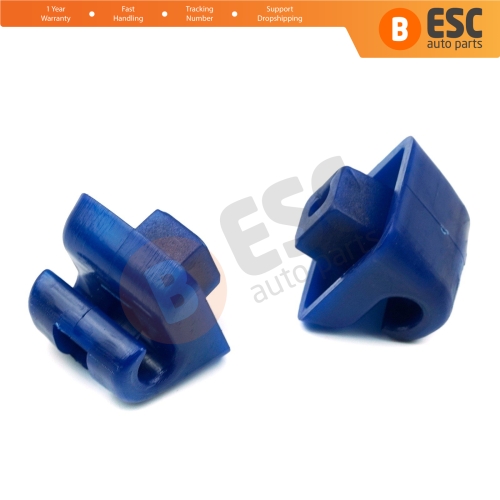 2 Pieces Sunvisor Sunshade Retainer for Mercedes E Class W123 W124 W126 W140 W201 Blue Color