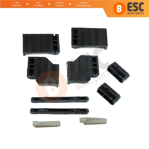 Panoramic Roof Sunroof Runner Slider Repair 10 Pcs Set 54138408062 for BMW 5 E39 X3 E83 X5 E53 E70