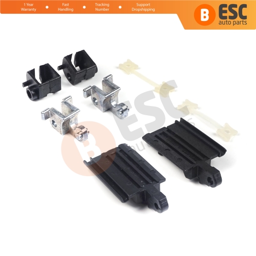 8 Pieces Sunroof Slider Guide Rail Set Left and Right Side for BMW 3 Series E36 1992-1999