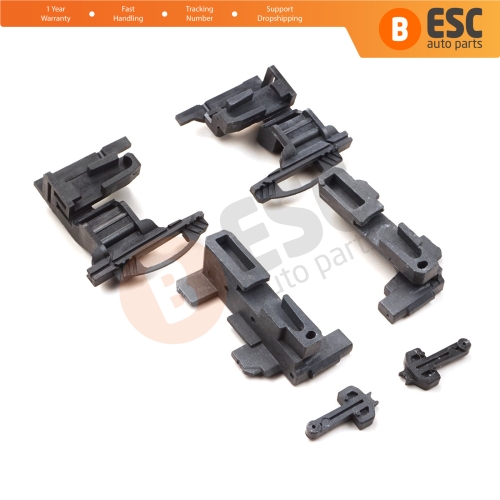 Sunroof Rail Guide Repair Plastic Clips Set 1697800244 for Mercedes A B Class W168 W169 W245