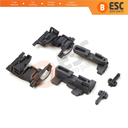 Sunroof Rail Guide Repair Plastic Clips Set 1697800244 for Mercedes A B Class W168 W169 W245