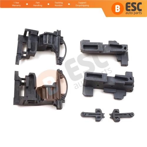 Sunroof Rail Guide Repair Plastic Clips Set 1697800244 for Mercedes A B Class W168 W169 W245