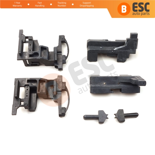 Sunroof Rail Guide Repair Plastic Clips Set 1697800244 for Mercedes A B Class W168 W169 W245