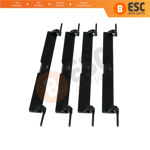 4 Pieces Roof Rack Port Cover Trim 51137312617 for BMW 3 F30 F31 F34 F35 114*12 mm