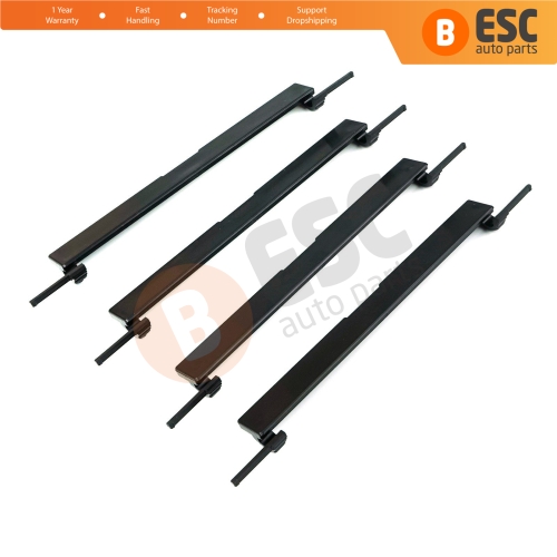 4 Pieces Roof Rack Port Cover Trim 51137312617 for BMW 3 F30 F31 F34 F35 114*12 mm