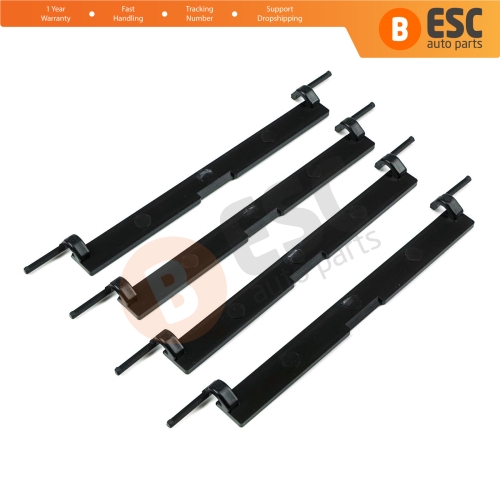 4 Pieces Roof Rack Port Cover Trim 51137312617 for BMW 3 F30 F31 F34 F35 114*12 mm