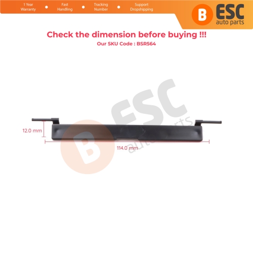 Roof Rack Port Cover Trim 51137312617 for BMW 3 F30 F31 F34 F35 Dimensions: 114*12 mm