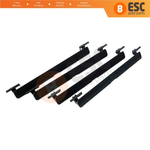 4 Pieces Roof Rack Port Cover Trim 51137274739 for BMW 5 F10 F11 135*13 mm