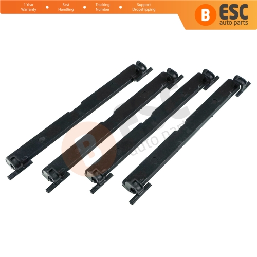 4 Pieces Roof Rack Port Cover Trim 51137274739 for BMW 5 F10 F11 135*13 mm